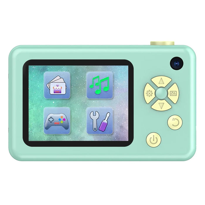 H4 Mini Pocket Camera 1080P Ultra HD 8K Student Digital Camera 2.4-inch LCD Camera with Flash - Green - 2