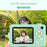 H4 Mini Pocket Camera 1080P Ultra HD 8K Student Digital Camera 2.4-inch LCD Camera with Flash - Green - 4