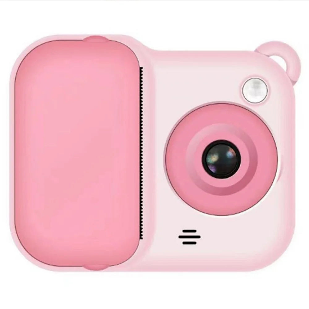 Q80 2.4 Inch IPS Screen Instant Print Digital Camera HD Dual Lens Portable Video Recorder - Pink - 1