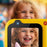 D60 3m Underwater 2.4 Inch IPS Screen Dual Lens Kids Camera with 32GB Memory Card (No Tripod) - Yellow - 2