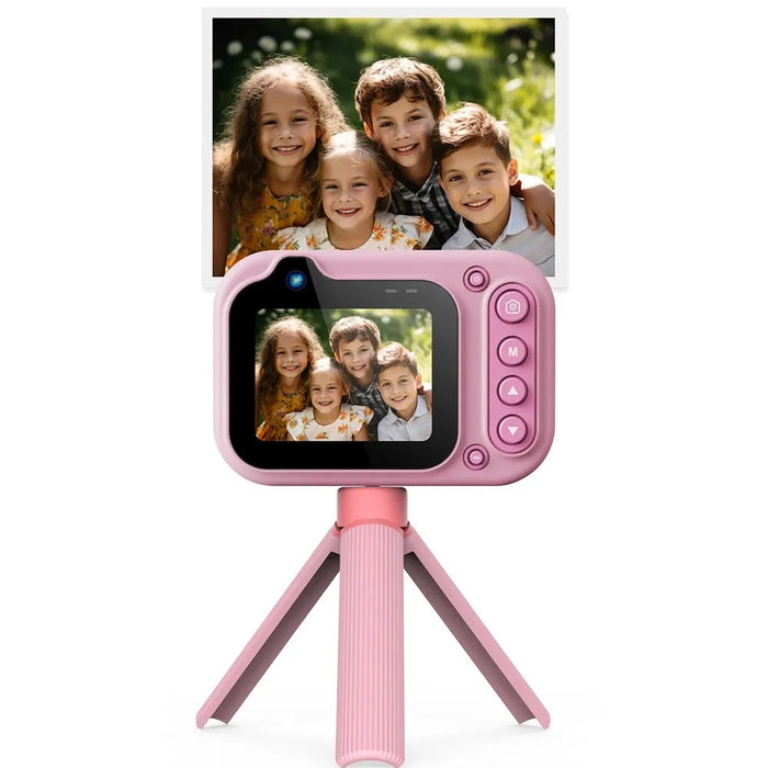 D60 3m Underwater 2.4 Inch IPS Screen Dual Lens Kids Camera with 32GB Memory Card (No Tripod) - Yellow - 5