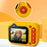 D60 3m Underwater 2.4 Inch IPS Screen Dual Lens Kids Camera with 32GB Memory Card (No Tripod) - Yellow - 7