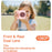 D102 2.4 Inch IPS Screen Instant Print Digital Camera for Kids 10X Zoom Dual HD Lens Video Recorder, with 32GB Card - Green - 5
