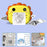 K05 Cute Cat Shape Dual Lens Camera 2.4 inch HD Screen Instant Print Kids Digital Camera - Yellow - 3