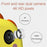 K05 Cute Cat Shape Dual Lens Camera 2.4 inch HD Screen Instant Print Kids Digital Camera - Yellow - 7