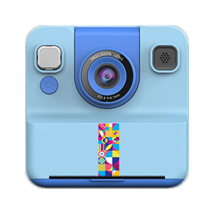 A30 2.4 Inch IPS Screen Instant Camera for Kids HD Flip Lens Video Recorder Built In Games - Blue - 1