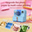A30 2.4 Inch IPS Screen Instant Camera for Kids HD Flip Lens Video Recorder Built In Games - Blue - 3