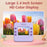 A30 2.4 Inch IPS Screen Instant Camera for Kids HD Flip Lens Video Recorder Built In Games - Blue - 4