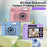 D15 For Kids Portable Video Recorder 2.4 Inch IPS Screen Instant Print Camera with 32GB Card + Card Reader (Support Monochrome Printing) - Pink - 5