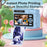 D15 For Kids Portable Video Recorder 2.4 Inch IPS Screen Instant Print Camera with 32GB Card + Card Reader (Support Monochrome Printing) - Pink - 7