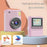 Z900 2.4 Inch Instant Print Camera Kids HD Video Recorder Support Monochrome Printing - Pink - 3