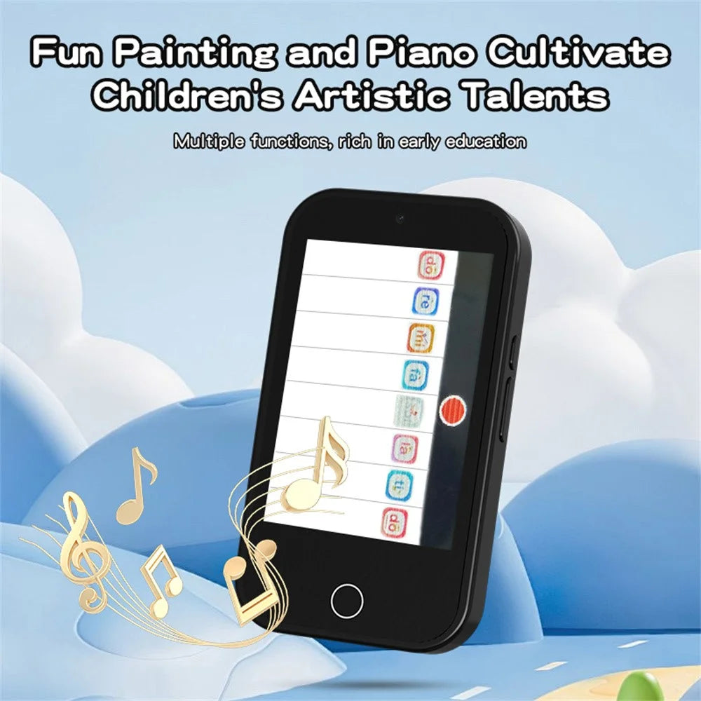 D17 2.8 Inch Touchscreen Dual Camera Multifunction Phone Toy for Children Video Recording Digital Camera - King Kong / Blue - 4