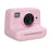 P10 Dual Lens Instant Print Camera for Kids 2.4 Inch IPS Screen Video Recorder Support Monochrome Printing, with 32GB Card - Pink - 1