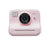 P10 Dual Lens Instant Print Camera for Kids 2.4 Inch IPS Screen Video Recorder Support Monochrome Printing, with 32GB Card - Pink - 3