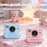 P10 Dual Lens Instant Print Camera for Kids 2.4 Inch IPS Screen Video Recorder Support Monochrome Printing, with 32GB Card - Pink - 6