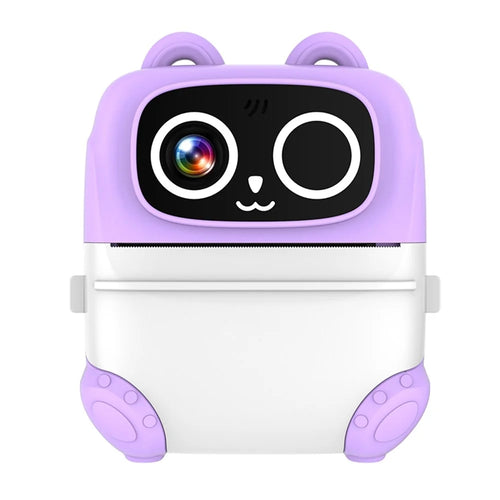 AM500 48MP 2.0 inch HD Dual Lens Kids Instant Print Camera 1080P Photo Video Built-in Games MP3 Player - Purple - 1