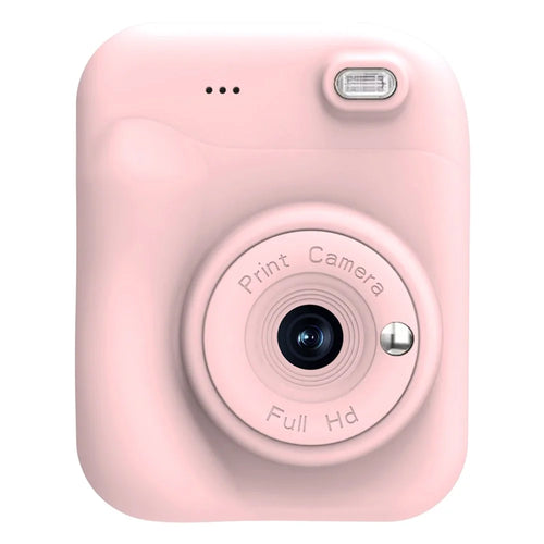 Q11 48MP 2.4 inch Kids Instant Print Camera HD Camera with Photo Video Recording TF Card Toddler Camera Gift - Pink - 1