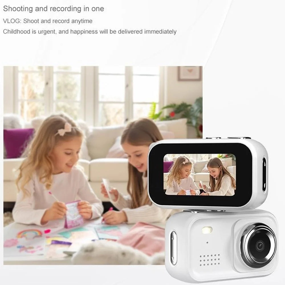 Y10 Mini Digital Camera 1.47 Inch 1080P Kids Keychain Camera for Photography / Video Recording (Without Memory Card) - Black - 3