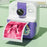 P02 Cartoon Animal Pattern 2.4 Inch IPS Screen Photo Printer APP Control Kids Camera with Rotatable Lens, Standard Version - Green - 2