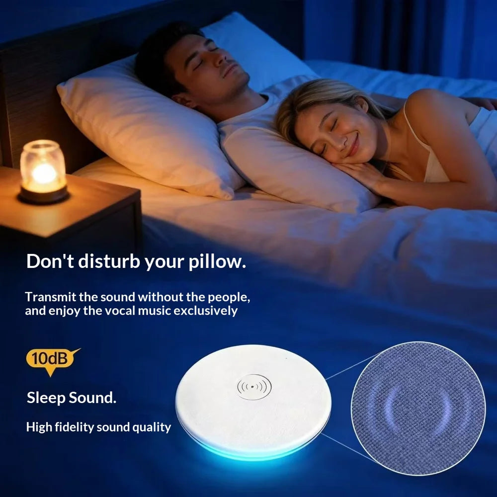 Under Pillow Speaker Ultra Thin HiFi Sound Bone Conduction Bluetooth-compatible Speaker for Sleep Aid - 3
