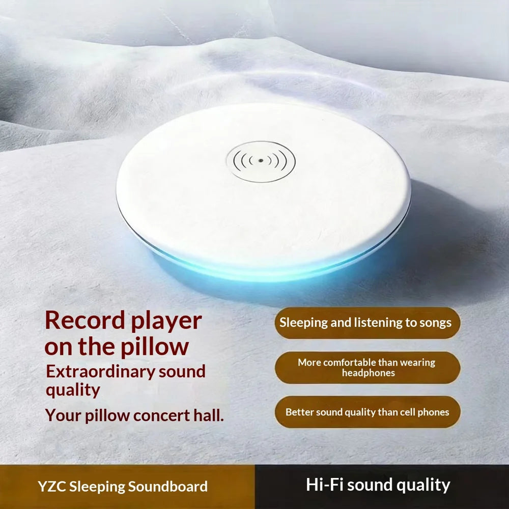 Under Pillow Speaker Ultra Thin HiFi Sound Bone Conduction Bluetooth-compatible Speaker for Sleep Aid - 4