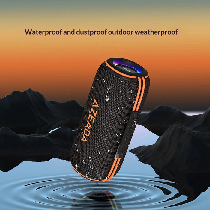 AZEADA AZ-S07 60W Portable Bluetooth-compatible Speaker IPX6 Waterproof Outdoor Subwoofer with RGB Light - Black - 2