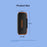 AZEADA AZ-S07 60W Portable Bluetooth-compatible Speaker IPX6 Waterproof Outdoor Subwoofer with RGB Light - Black - 4