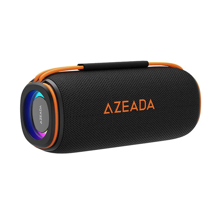 AZEADA AZ-S06 IPX6 Waterproof 30W Portable Bluetooth-compatible Speaker Outdoor Subwoofer with RGB Light - Black - 1