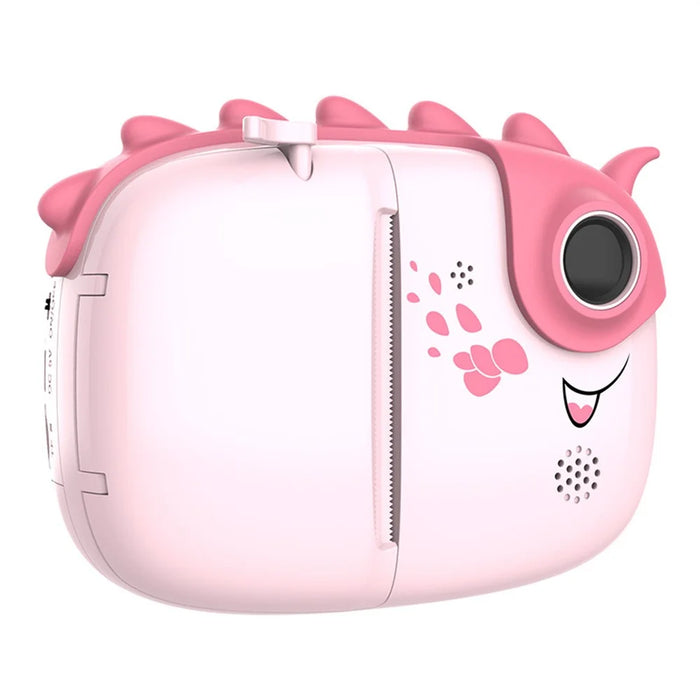 A6 Kids Camera 2800W Dual Lens 3.0 Inch Touch Screen Instant Print Camera for Children - Pink - 1