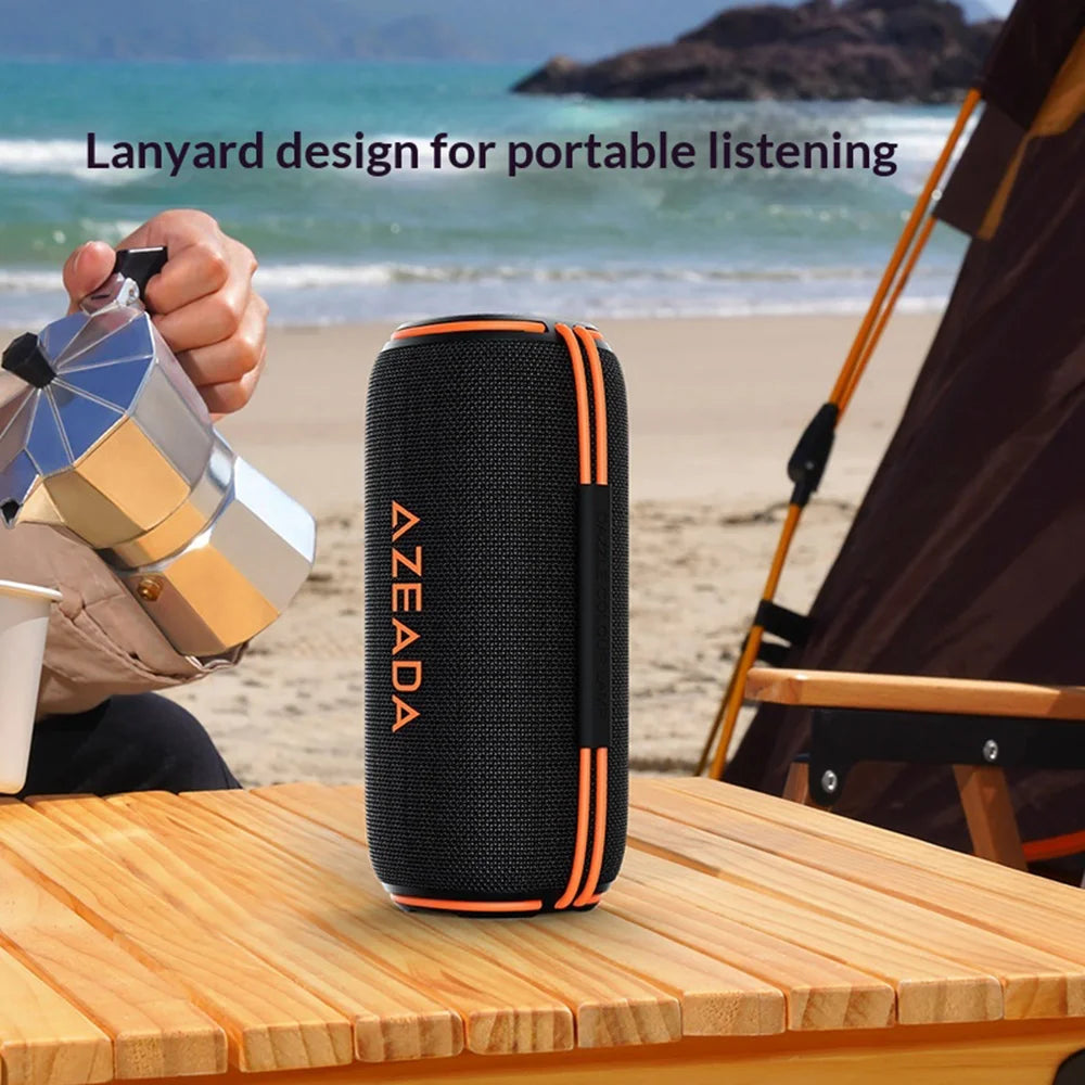 AZEADA AZ-S05 10W Portable Bluetooth-compatible Speaker RGB Lighting IPX6 Waterproof Subwoofer for Outdoor - 3