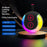 AZEADA S12 IPX5 Waterproof 7W Portable Bluetooth-compatible Speaker RGB Light Outdoor Wireless Subwoofer for Travel - Midnight Black - 3