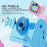 D103 2.4 Inch Kids Digital Camera 1080P IPS Screen Dual Lens Instant Thermal Print Camera Gift - Blue - 5