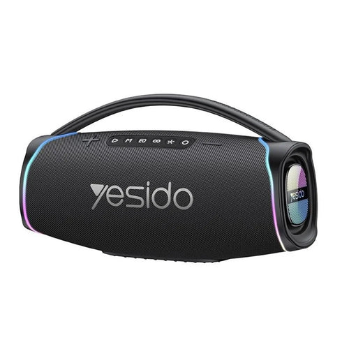 YESIDO YSW46 220W Bluetooth-compatible 5.3 Speaker RGB Outdoor Portable Wireless Speaker with Microphone - Black - 1