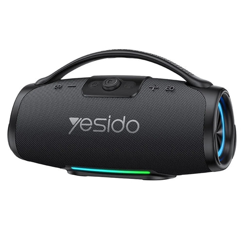 YESIDO YSW45 120W Bluetooth-compatible 5.0 Wireless Speaker RGB Lights Outdoor Portable Speaker with Microphone - Black - 1