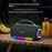 YESIDO YSW43 60W Portable Bluetooth-compatible Speaker with RGB Lights IPX5 Waterproof Wireless Subwoofer with Handle for Outdoor Party - Black - 4