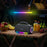 YESIDO YSW43 60W Portable Bluetooth-compatible Speaker with RGB Lights IPX5 Waterproof Wireless Subwoofer with Handle for Outdoor Party - Black - 7