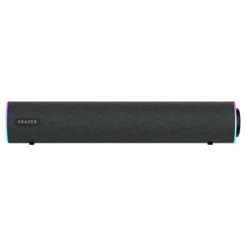 ERAZER W111 Desktop USB Wired Bluetooth-compatible Speaker 6W Dual Channel RGB Light Portable Speaker for PC Gaming (Invested By Lenovo) - Black - 1