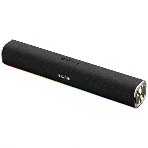 ERAZER W118 Desktop RGB Speaker Bluetooth-compatible 5.4 10W Stereo Sound USB Wired Speaker (Invested By Lenovo) - Black - 1