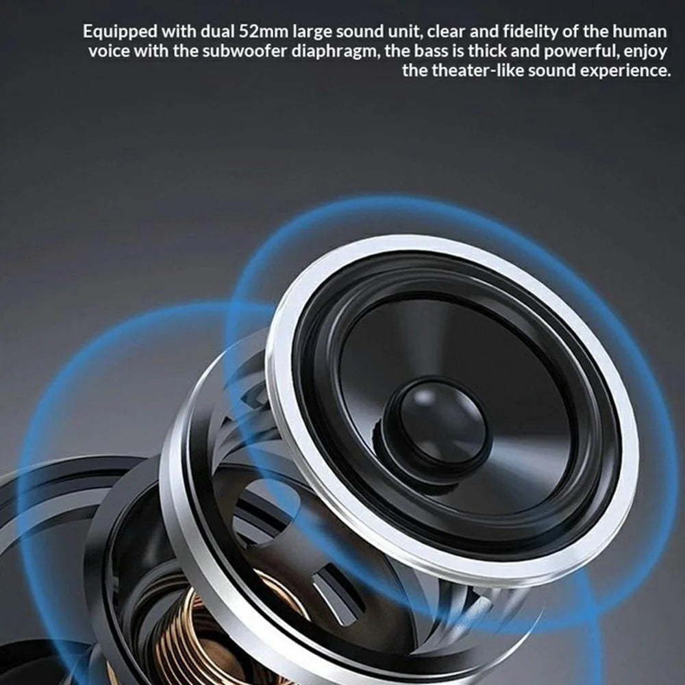 ERAZER W118 Desktop RGB Speaker Bluetooth-compatible 5.4 10W Stereo Sound USB Wired Speaker (Invested By Lenovo) - Black - 3