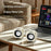 ERAZER A300 1 Pair 2.0 Wired Computer Speakers 6W USB Powered Desktop Audio System Portable Speakers for PC Laptop (Invested By Lenovo) - Beige - 2