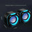 ERAZER A300Pro 1 Pair Desktop Computer Speakers 2.0 Wired LED USB Powered Gaming Speakers for PC Laptop (Invested By Lenovo) - Black - 7