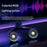 ERAZER A500 1 Pair Desktop 2.0 PC Speakers RGB Bluetooth-compatible USB Wired Computer 10W Audio Speakers (Invested By Lenovo) - Black - 5