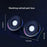 ERAZER A500 1 Pair Desktop 2.0 PC Speakers RGB Bluetooth-compatible USB Wired Computer 10W Audio Speakers (Invested By Lenovo) - Black - 7