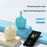 ERAZER K15 Cat Ears Design Portable Bluetooth-compatible Speaker 5W TWS Soundbox with LED Light - Blue - 2