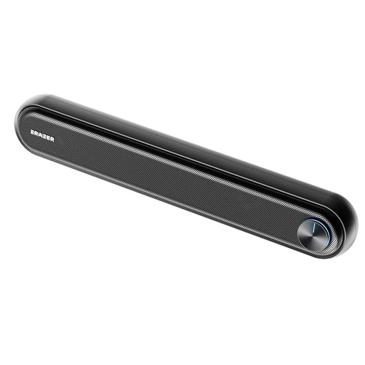 ERAZER W117 Desktop Soundbar RGB Lighting Bluetooth-compatible 5.3 USB Powered 3.5mm Audio Speaker for Gaming (Invested By Lenovo) - Black - 1