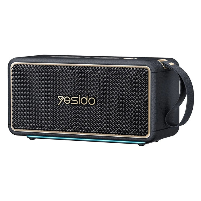 YESIDO YSW48 65W Portable Bluetooth-compatible 5.3 Speaker RGB Lighting IPX6 Waterproof TWS Stereo Wireless Speaker for Outdoor -Black - 1