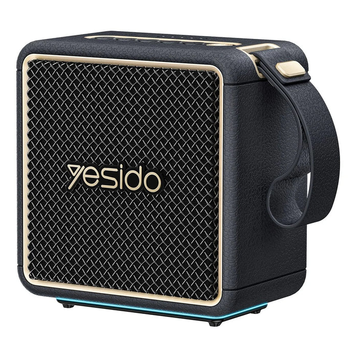 YESIDO YSW47 Bluetooth-compatible 5.3 Speaker 30W IPX6 Waterproof TWS Stereo RGB Light Portable Wireless Speaker for Outdoor - Black - 1