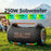 ZEALOT ZE41 250W Portable Bluetooth-compatible Speaker 48000mAh Power Bank RGB Lights Speaker for Outdoor Party - Black - 3