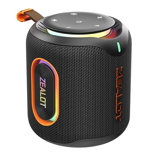 ZEALOT M1 30W Portable Bluetooth-compatible 5.4 Speaker IPX6 Waterproof RGB Light 6000mAh Outdoor Speaker - Black - 1