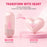 H5 Transformable Heart Shape Bluetooth-compatible Speaker Dual Channel Outdoor Mini Bass Subwoofer - Pink - 2